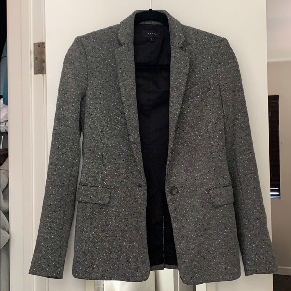 Theory herringbone blazer